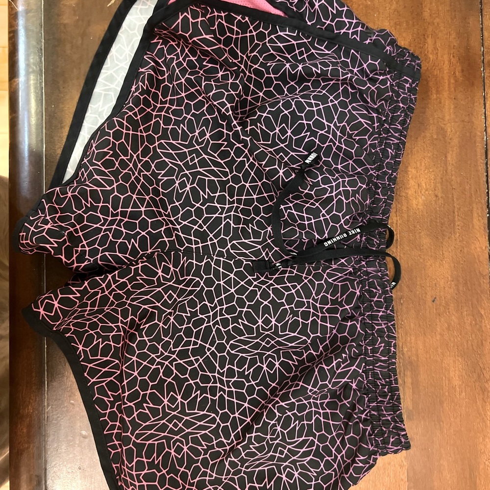 Nike running shorts size small pink